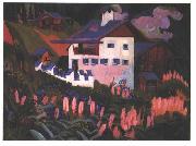 Ernst Ludwig Kirchner, House in the meadows